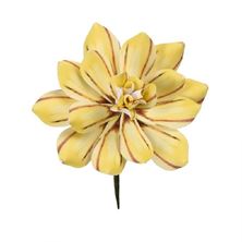 Picture of DECORATIVE FLOWER YELLOW 10CM NON EDIBLE